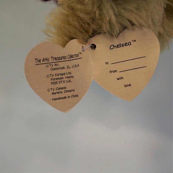 1993 TY Beanie Babies Chelsea w Tags Retired Vintage Attic Treasures Col… - Picture 5 of 10